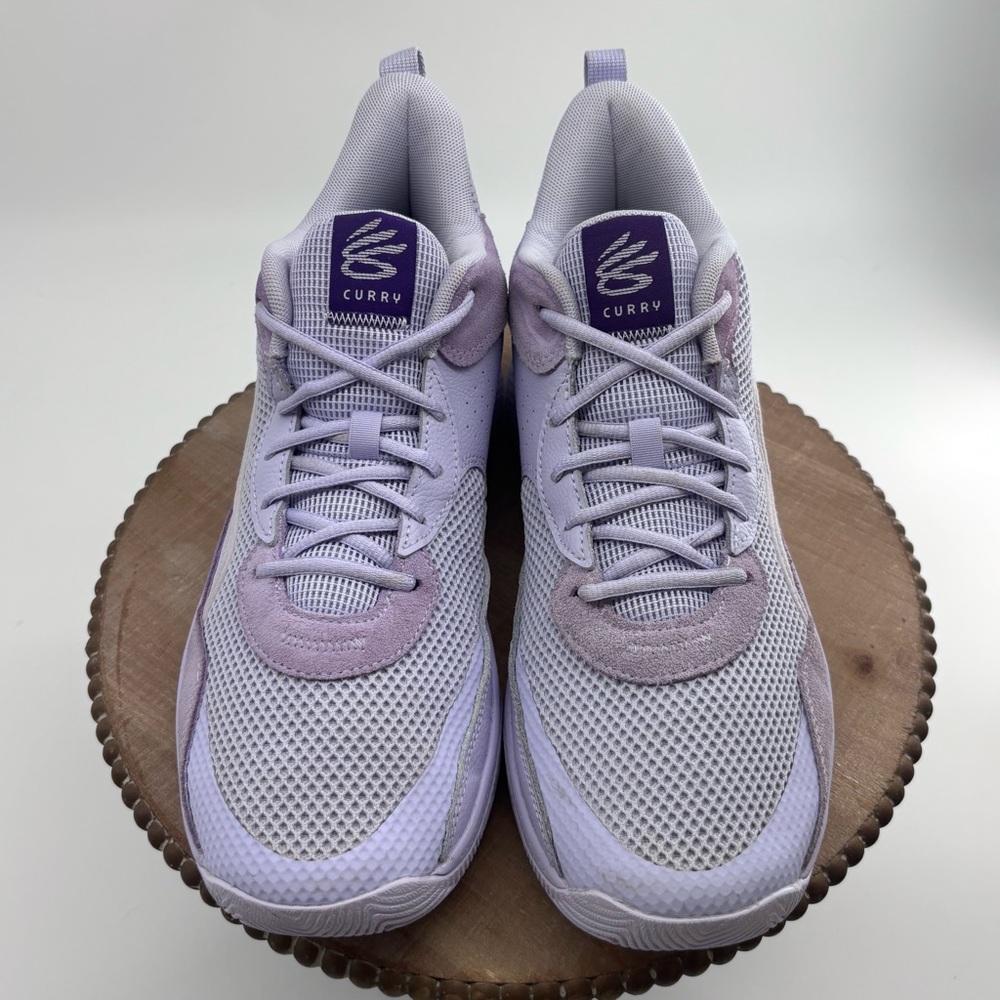 Under Armour Men’s Curry Basketball Shoes in Salt Purple